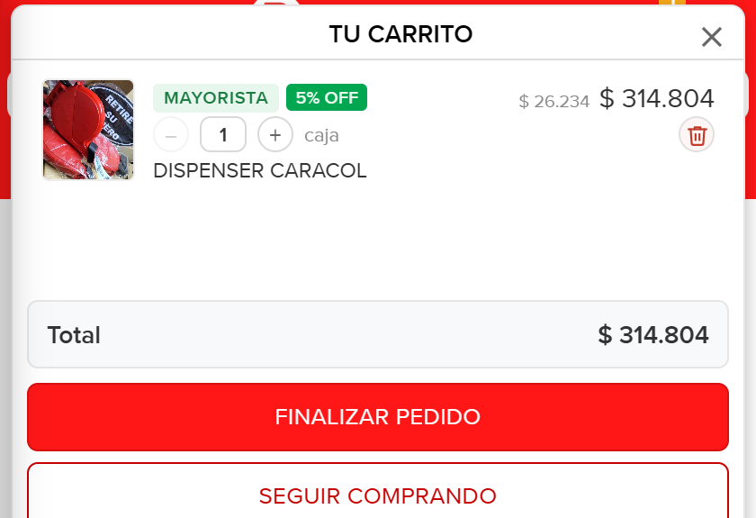Finalizás la compra