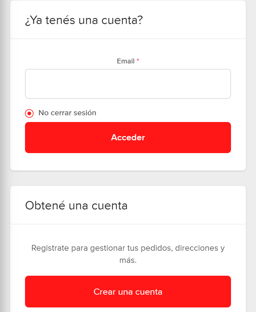 Registrás tu usuario