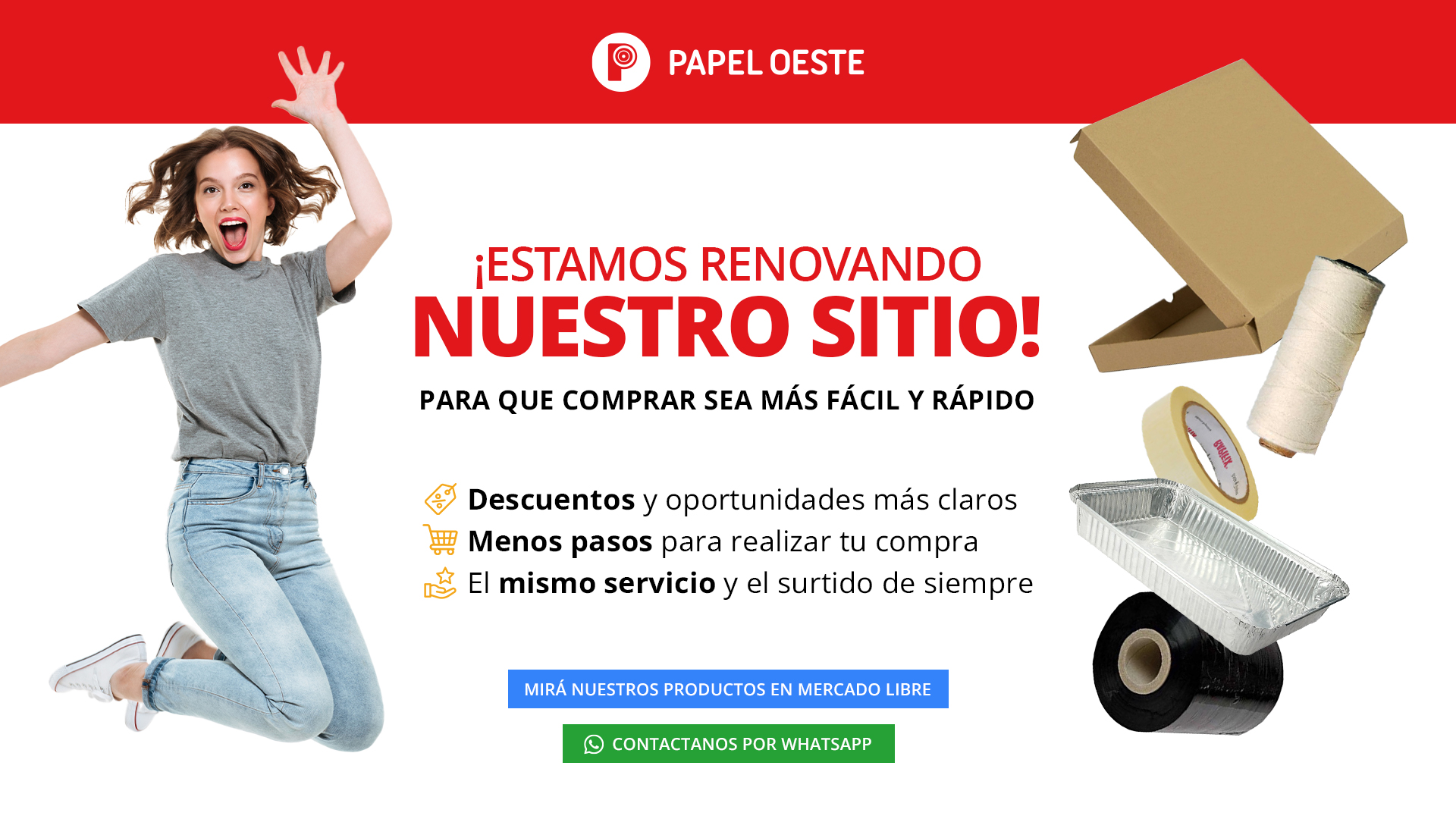 Papel Oeste - Estamos renovando nuestro sitio